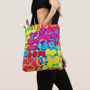 Tote Bag Motif de spectre coloré et élégant