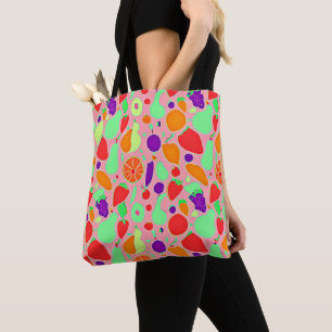 Tote Bag Motif de spectre coloré fruité