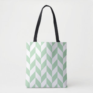 Tote Bag Motif de squelette vert à la menthe