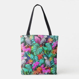 Tote Bag Motif de surface sans couture Jungle Dreams avec p