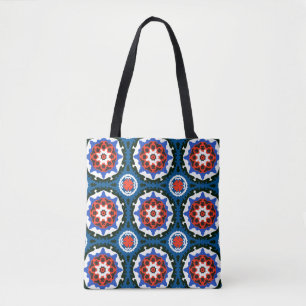 Tote Bag Motif de Suzani avec l'ornement audacieux