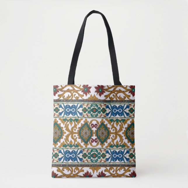 Tote Bag motif de tapis serbe 5 (Devant)