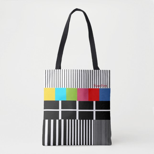 Tote Bag Motif de test inspiré (Devant)