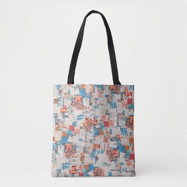 Tote Bag Motif de texture numérique aquarelle (Devant)