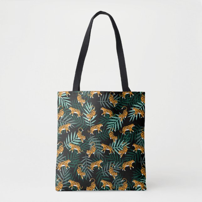 Tote Bag Motif de tigre (Devant)