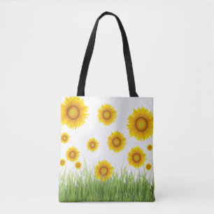 Tote Bag Motif de tournesol