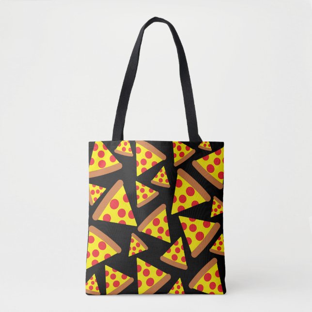 Tote Bag Motif de tranche de pizza (Devant)