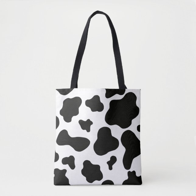 Tote Bag Motif de vache tacheté (Devant)