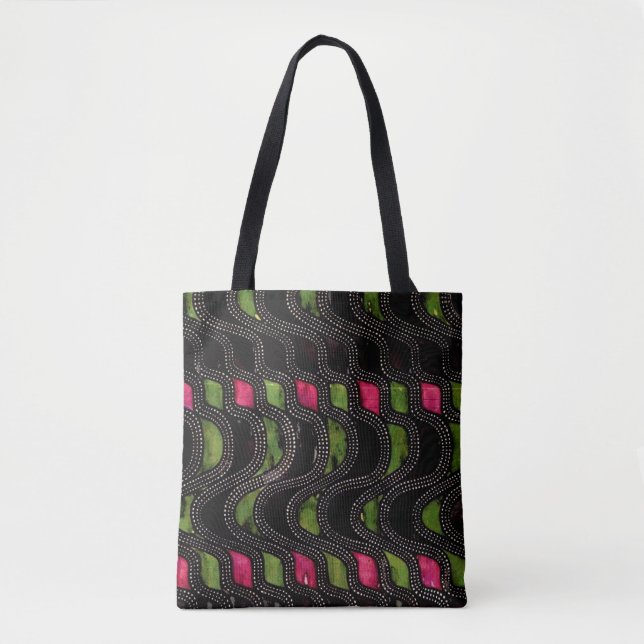 Tote Bag Motif de vague Art Nouveau (Devant)