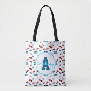Tote Bag Motif de voiture garçon anniversaire customisé mon