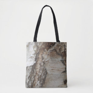 Tote Bag Motif d'écorce de bouleau