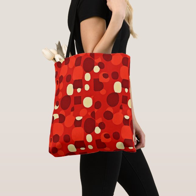 Tote Bag Motif d'élégance divers et stylé coloré (De près)