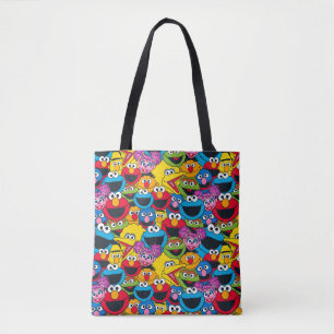 Tote Bag Motif d'équipage de la rue Sesame