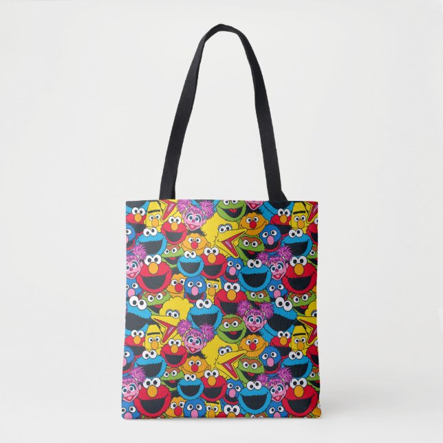 Tote Bag Motif d'équipage de la rue Sesame (Devant)