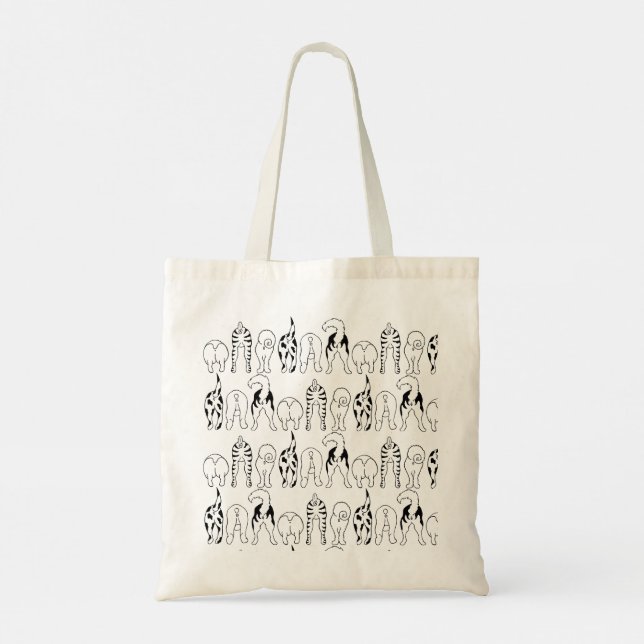 Tote Bag Motif des boutons de chien (Dos)