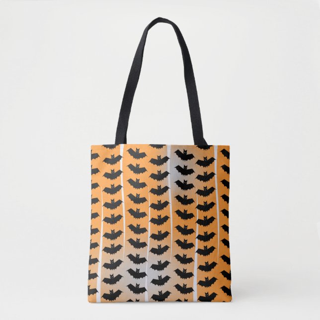 Tote Bag Motif des chauves-souris d'Halloween Fourre-tout (Devant)