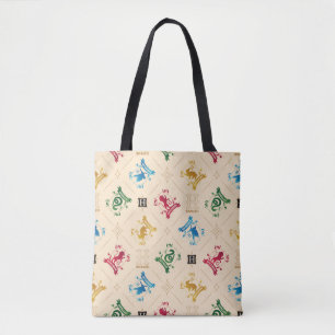Tote Bag Motif des crêtes de maison Ornate HOGWARTS™