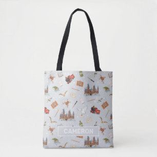 Tote Bag Motif Dessin Animé Harry Potter Hogwarts