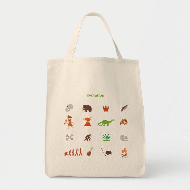 Tote Bag Motif d'évolution (Devant)