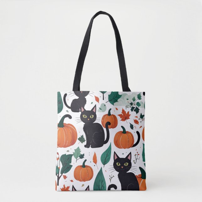 Tote Bag Motif d'Halloween (Devant)