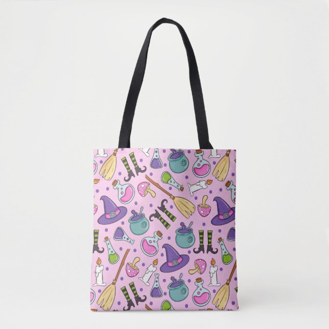 Tote Bag Motif d'Halloween (Devant)