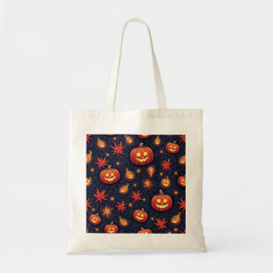 Tote Bag Motif d'horreur d'Halloween coloré  Bonne Hallowee