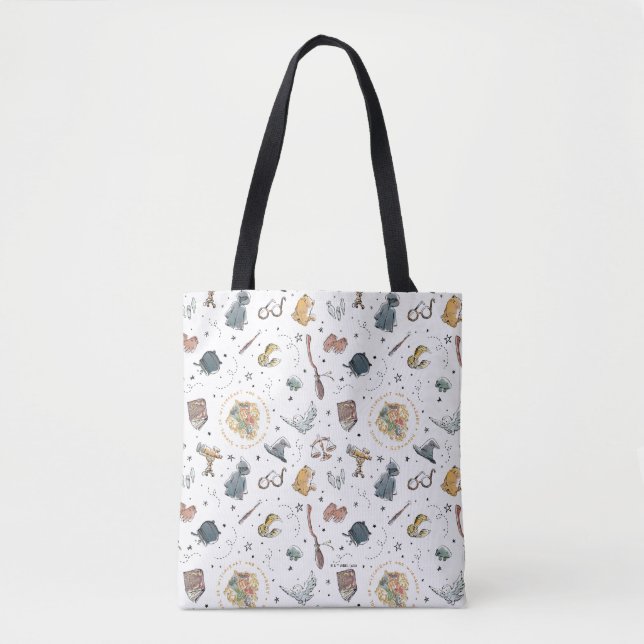 Tote Bag Motif d'icônes HARRY POTTER™ (Devant)