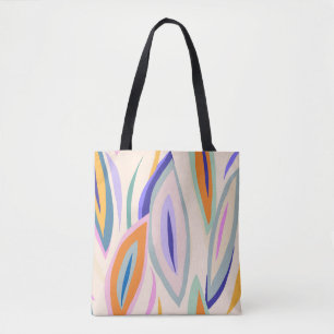 Tote Bag Motif d'illustration artistique d'été Abstrait. 