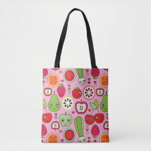 Tote Bag motif d'illustration de cuisine de fruit