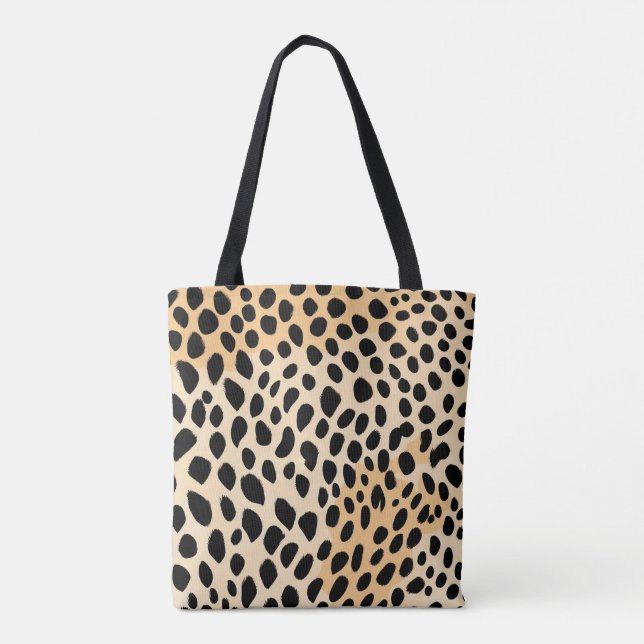 Tote Bag Motif d'impression Cheetah (Dos)