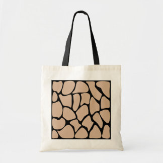 Tote Bag Motif d'impression de girafe dans le beige