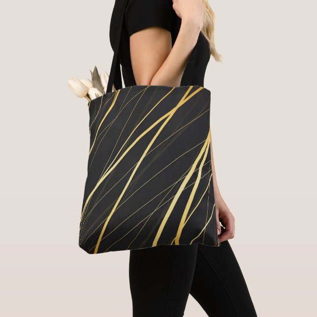 Tote Bag Motif Doré 1 (De près)