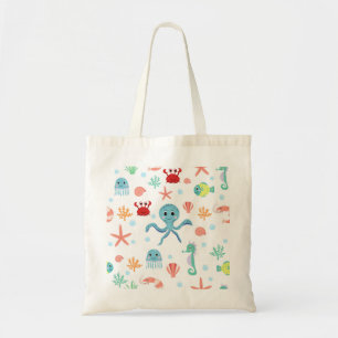 Tote Bag Motif du monde marin