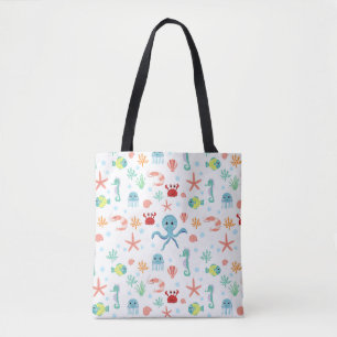 Tote Bag Motif du monde marin