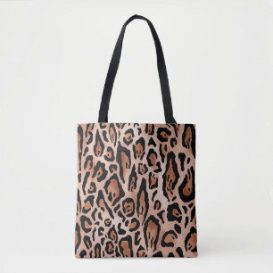 Tote Bag Motif Empreinte de léopard