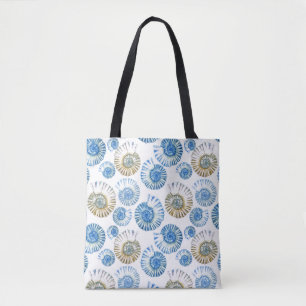 Tote Bag Motif en pastel 2 de coquillage