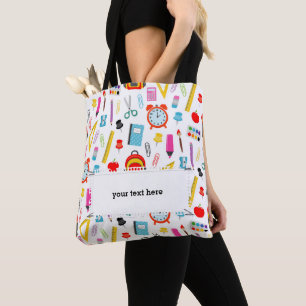 Tote Bag Motif enseignant Coloré