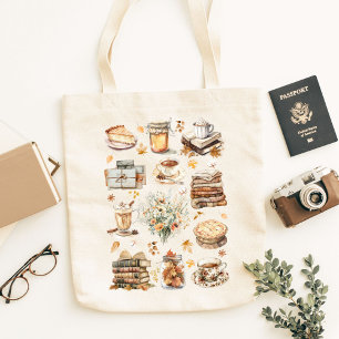 Tote Bag Motif esthétique essentiel favori d'automne