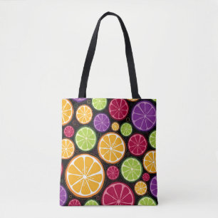 Tote Bag Motif et arrière - plan oranges