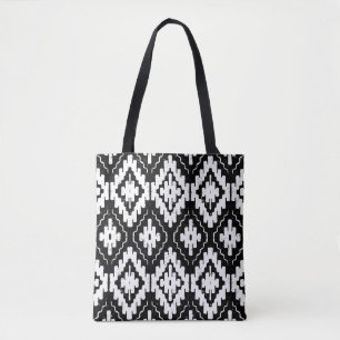 Tote Bag Motif ethnique vintage et transparent avec l'indi