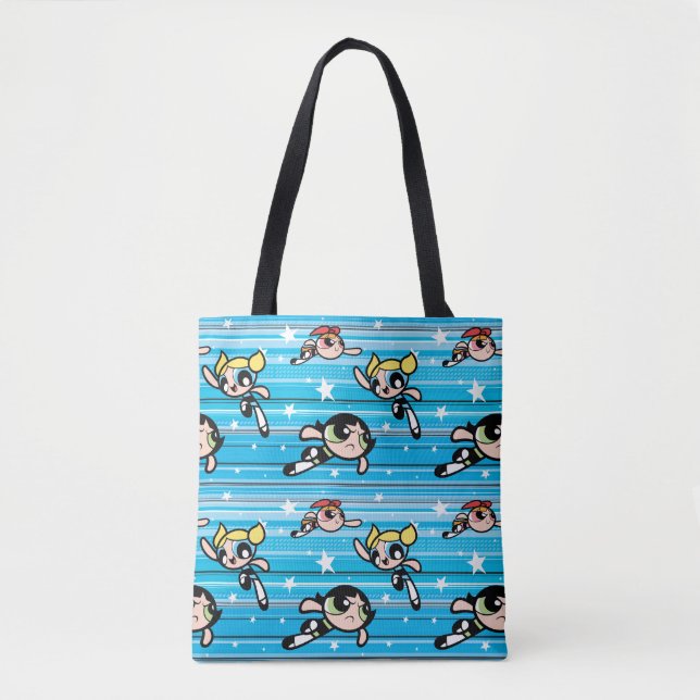 Tote Bag Motif étoilé Powerpuff Girls (Devant)