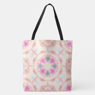 Tote Bag Motif Étoile Rose Bleu Fantaisiste Décor Dopamine