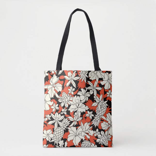 Tote Bag Motif exotique sans fil tropique (Devant)