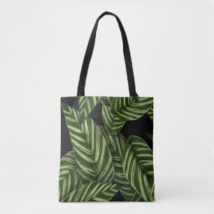 Tote Bag Motif Feuille de la feuille tropicale moderne