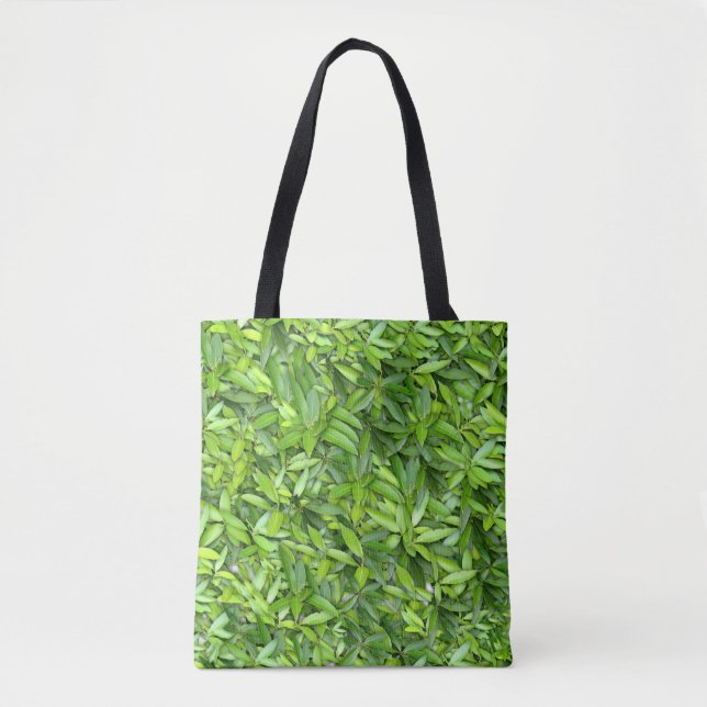 Tote Bag Motif Feuille verdoyant - Nature Botanique (Devant)