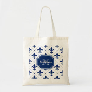 Tote Bag Motif Fleur-de-lis