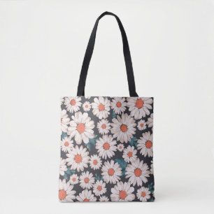 Tote Bag Motif Fleur Fleur Fleur Fleur Fleur Simples