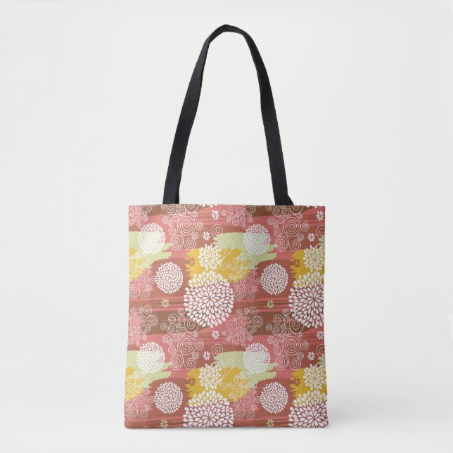 Tote Bag Motif floral 2 (Devant)