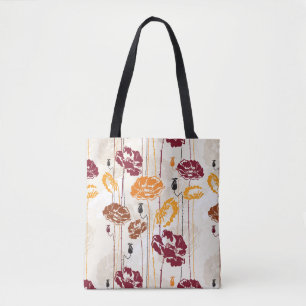 Tote Bag Motif floral 4 d'élégance abstraite