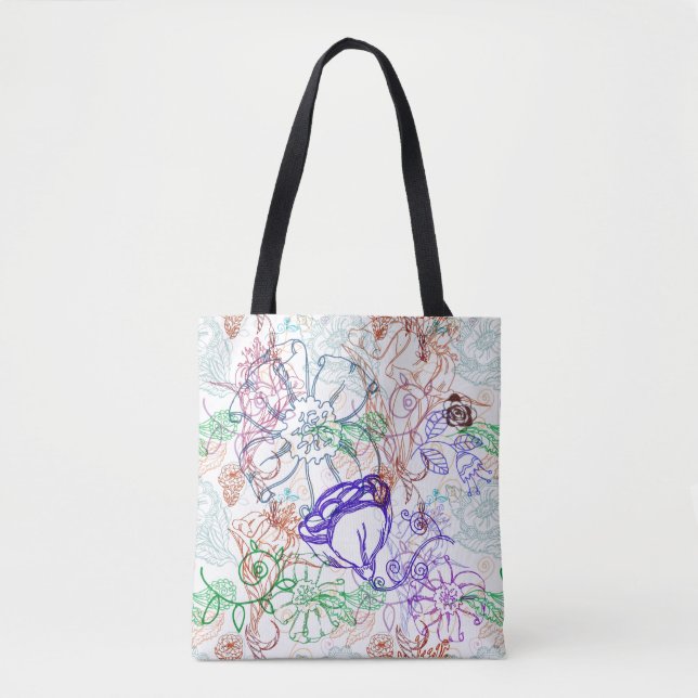 Tote Bag Motif floral 5 (Devant)